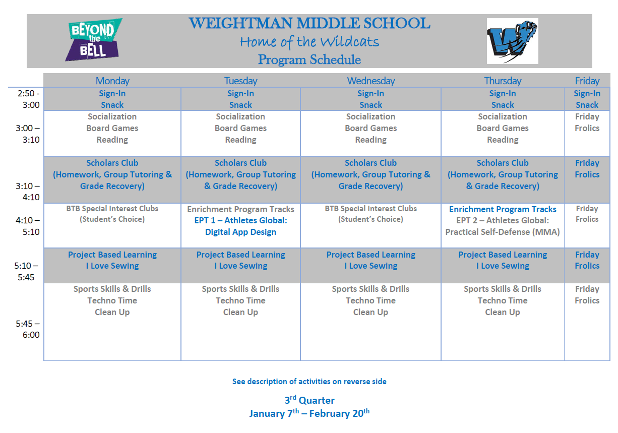 Thomas E. Weightman Middle | myASEP Thomas E. Weightman Middle | myASEP